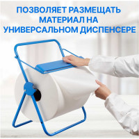 Нетканый протирочный материал Puretech W3, плотность 60гр/м2, цвет белый, размер 38x42см 750 л/рулон W60420