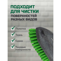 Универсальная щетка утюжок с ручкой In'Loran 10.5х5.5х7.3 см, серая, арт. SCH-08GR