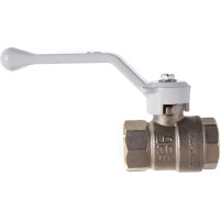 Шаровой кран LD PRIDE 1/2'' вн/вн рукоятка, белая 544496