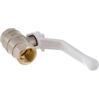 Шаровой кран LD PRIDE 1/2'' вн/вн рукоятка, белая 544496