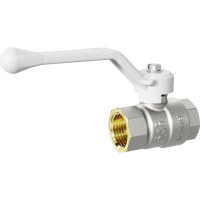 Шаровой кран LD PRIDE 1/2'' вн/вн рукоятка, белая 544496