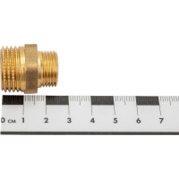 Переходной ниппель LD PRIDE 1/2'' - 3/8'' нар/нар латунь 549997