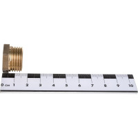 Футорка LD PRIDE 1/2'' - 3/8'' нар/вн латунь 550001