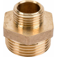 Переходной ниппель LD PRIDE 1'' - 1/2'' нар/нар латунь 549719