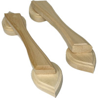 Дверная ручка Бацькина баня Leaf пара 30781