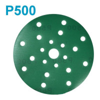 Материал абразивный в кругах 150 мм, 21 отверстие, на пластиковой основе, Р500, 100 шт BETACORD 605.0500