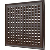 Решетка 3535РРПН наружная ASA вентиляционная регулируемая (350x350 мм; коричневая) ERA 88-048