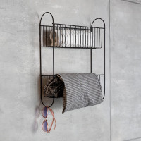 Прямоугольная полка Moroshka Minima 40,8x11,3x52 см., цвет черный 930-002-01