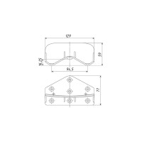 Снегозадержатель Татполимер TP Sigma (10 шт, прозрачный) 51872