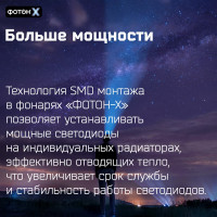 Налобный аккумуляторный светодиодный фонарь ФОТОН SA-2100X 24544