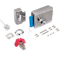 Накладной электромеханический замок БУЛАТ ЗЭМн 850 НС нержавеющая сталь ДЛЯ КАЛИТОК И ВОРОТ 14094