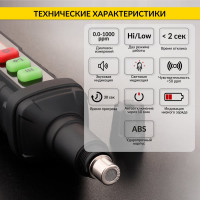 Цифровой портативный детектор утечки взрывоопасных газов iCarTool 0-1000 ppm IC-M101