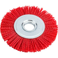 Щетка-крацовка дисковая, полимерная проволока, 125 мм GROSSMEISTER 021178001