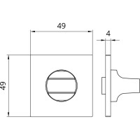 Сантехническая завертка VERGE OL-C ASH SILVER 900000052038