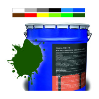 Эмаль Obern ПФ-115 зеленая 20 кг 16478