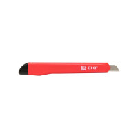 Нож с сегментированным лезвием EKF Master НСМ-10 9 мм ncm-10-ms