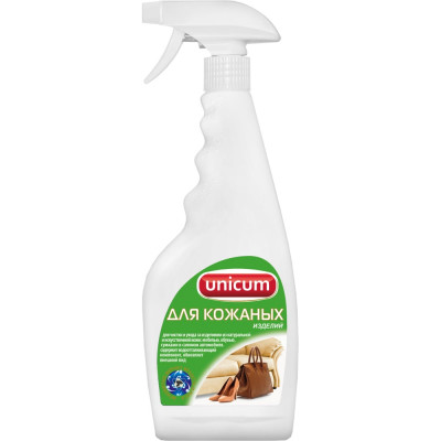 Средство для чистки изделий из кожи, 0,5 л UNICUM 300063/6