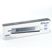Электронный трансформатор для светодиодной ленты FERON 60W 24V (драйвер), LB007, 48057