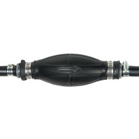 Насос для ручной перекачки топлива Airline Груша 3 м, с клапаном, черная AEAT204