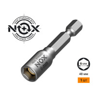 Ключ-насадка магнитная NUT SETTER 6x48 мм, карта NOX 556001
