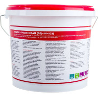 Резиновая краска MEGAOPT ВД-АК-103 Белая 6 кг БЕЛ/6