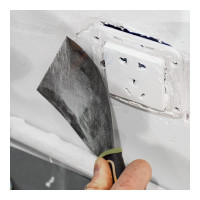 Малярный строительный шпатель ROLLINGDOG Joint knife из нержавеющей стали, 127 мм., ультра-гибкое лезвие, металлический наконечник 50384