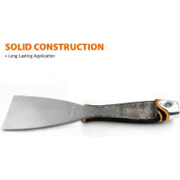 Малярный строительный шпатель ROLLINGDOG Joint knife из нержавеющей стали, 127 мм., ультра-гибкое лезвие, металлический наконечник 50384