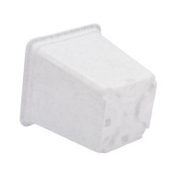 Горшок для рассады Ангора 0.5 л, 9x9х10 см, квадратный, белый А5501бл