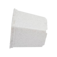 Горшок для рассады Ангора 0.25 л, 7x7х8 см, квадратный, белый А5500бл