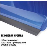 Совок со щеткой для уборки LAIMA "ЛЕНИВКА XL" 24x22 см (зубчики для чистки щетины), щетка 16x8 см 608212