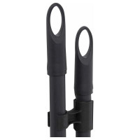 Совок со щеткой для уборки LAIMA "ЛЕНИВКА XL" 24x22 см (зубчики для чистки щетины), щетка 16x8 см 608212