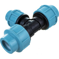 Тройник ПНД компрессионный переходной (25x20x25 мм) AV Engineering AVE110252025