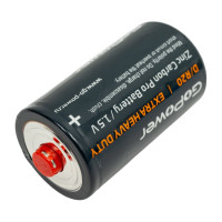 Батарейки GoPower R20 D Shrink 2 Heavy Duty 1.5V 12 шт. в уп. 00-00015597