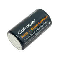 Батарейки GoPower R20 D Shrink 2 Heavy Duty 1.5V 12 шт. в уп. 00-00015597