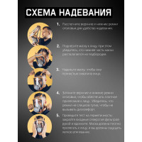 Оголовье полнолицевой маски Jeta Safety 5950, 6950 65957