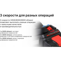 Угловая шлифмашина KEYANG DG20BLH-125SV (Set) 125 мм, 2 АКБ+1 ЗУ