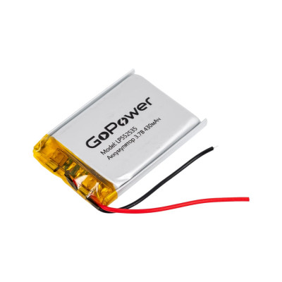 Аккумулятор GoPower Li-Pol LP401015 PK1 3.7V 30mAh 00-00019582