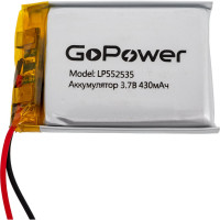 Аккумулятор GoPower Li-Pol LP401015 PK1 3.7V 30mAh 00-00019582