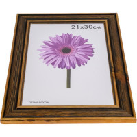 Деревянная рамка ООО Изометрика Polina 21x30 см коричневая 0016-8-0010