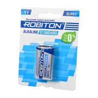 Батарея ROBITON STANDARD 6LR61 9V 12288