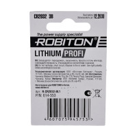Элемент питания ROBITON PROFI R-CR2032- CR2032 12444