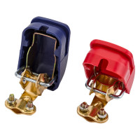 Клеммы АКБ StartVOLT в комплекте латунь, быстросъём., прижим. пластина для проводов до 25мм кв. SBT 020