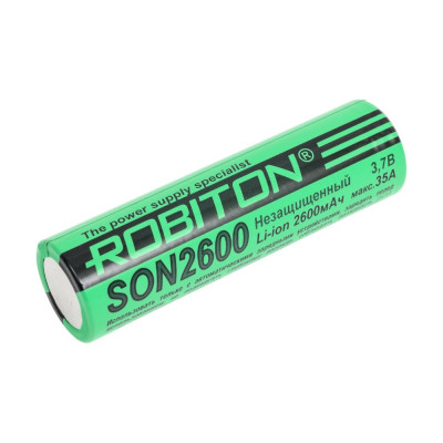 Аккумулятор ROBITON SON2600 35А Sony 18650VTC5A без защиты 15699
