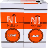 Омедненный кабель Netlink NL-CCA UTP 4PR 24 AWG CAT5е 305м внутренний, зеленый УТ-00000570