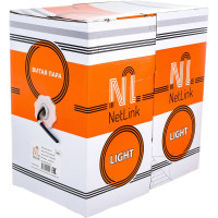 Омедненный кабель Netlink NL-CCA FTP 4PR 24 AWG CAT5е 305м внешний УТ-00000565
