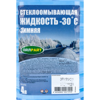 Омыватель стекол OILRIGHT зимний, -30 С, пэт 4 л 5203