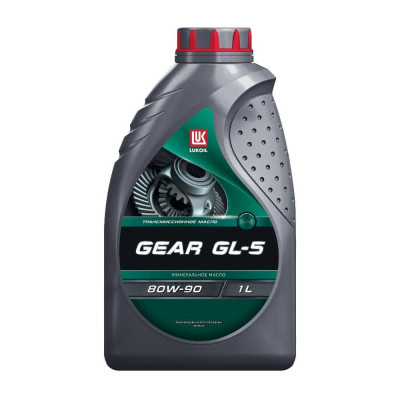 Трансмиссионное масло LUKOIL GEAR GL-5 80W-90, API GL-5, 1 л Лукойл 3590990
