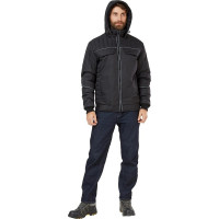 Куртка Эксперт Спецодежда Тахо черный, демисезонная, р. 44-46, рост 182-188 6446000044011