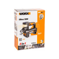 Аккумуляторный насос с фонарем WORX 20 В, без АКБ и ЗУ WX092.9