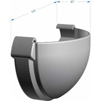 Заглушка DOCKE Dcke LUX графит PVLX-1086